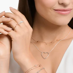 Women THOMAS SABO Rings-Ring pavé white stone silver