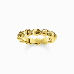 Women THOMAS SABO Rings|Rings-Ring skull gold
