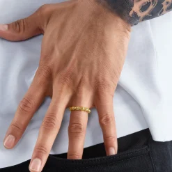 Women THOMAS SABO Rings|Rings-Ring skull gold