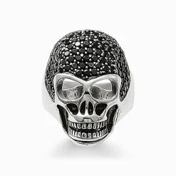 Women THOMAS SABO Rings|Rings-Ring skull pavé