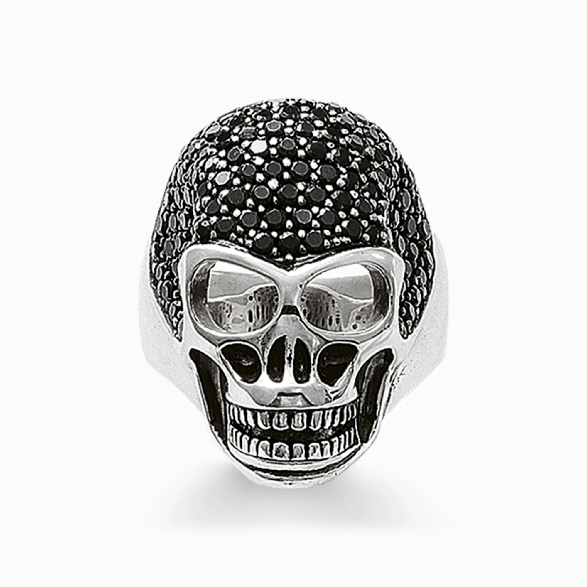 Women THOMAS SABO Rings|Rings-Ring skull pavé