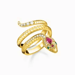 Women THOMAS SABO Rings-Ring snake gold