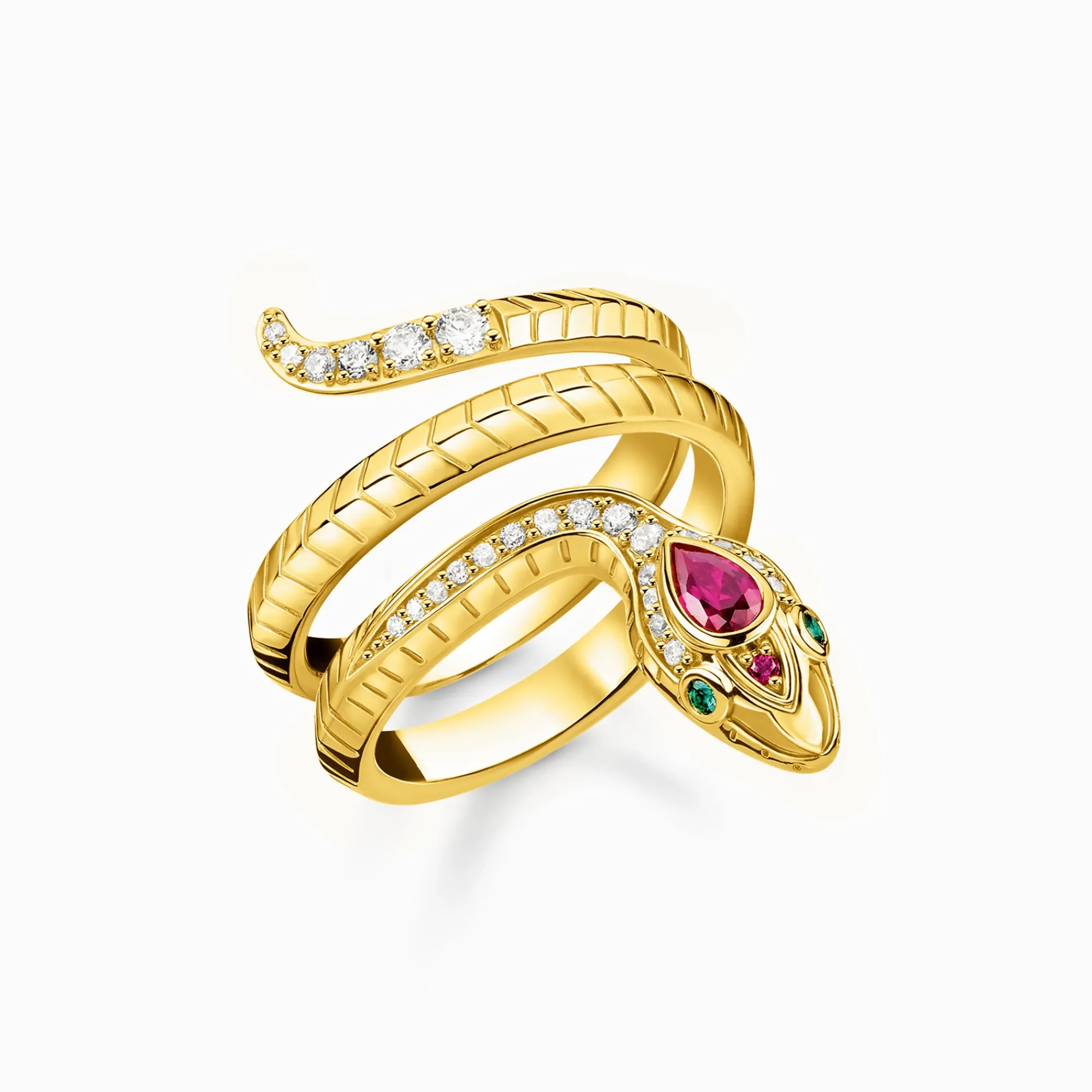 Women THOMAS SABO Rings-Ring snake gold