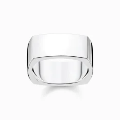 Women THOMAS SABO Rings|925 Silver-Ring square silver