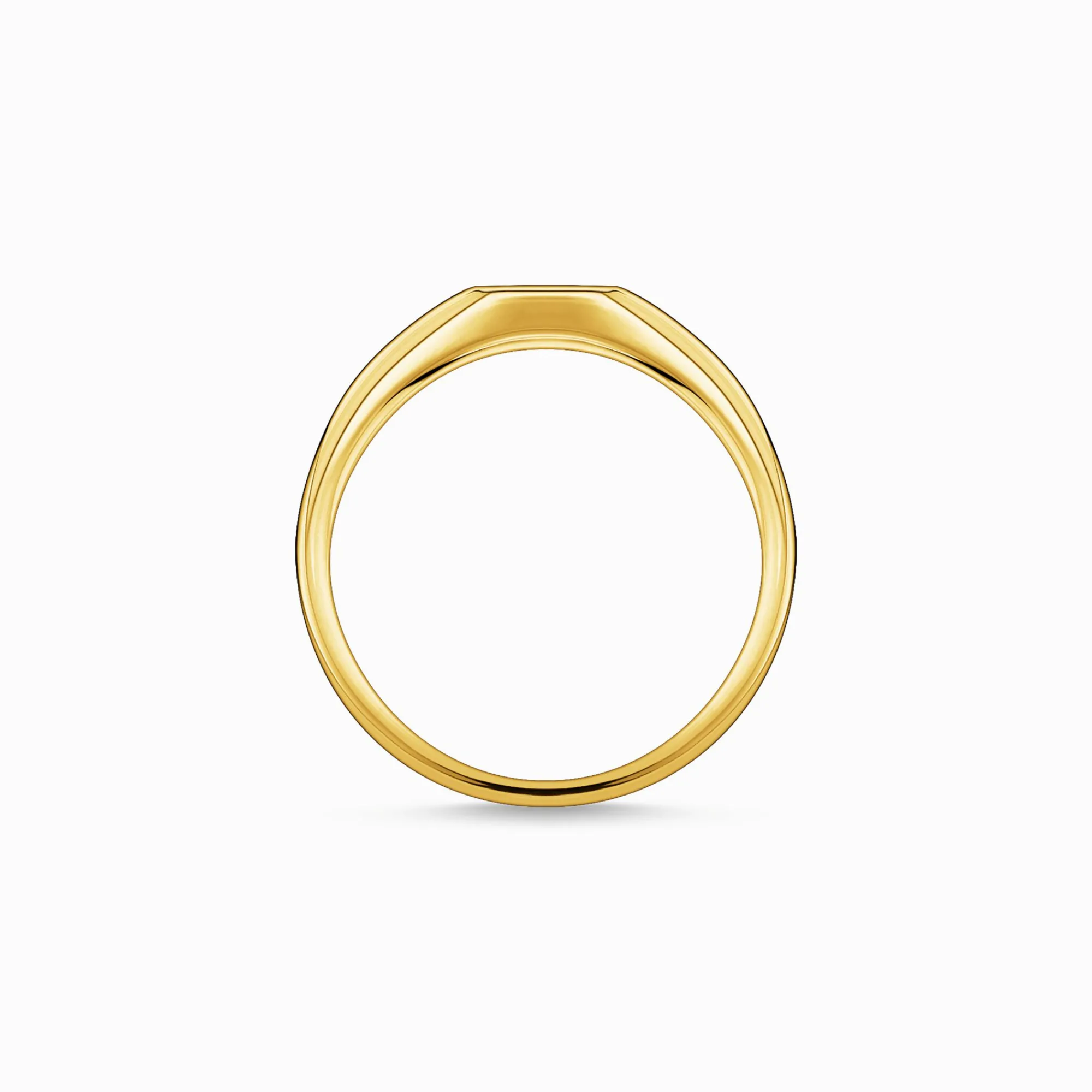 Women THOMAS SABO Rings|18-Carat Gold-Plating - 925 Silver-Ring star gold