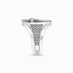 Women THOMAS SABO Rings|18-Carat Gold-Plating - 925 Silver-Ring sword gold