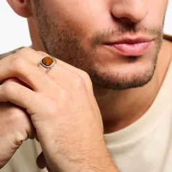 Women THOMAS SABO Rings|Rings-Ring tiger‘s eye