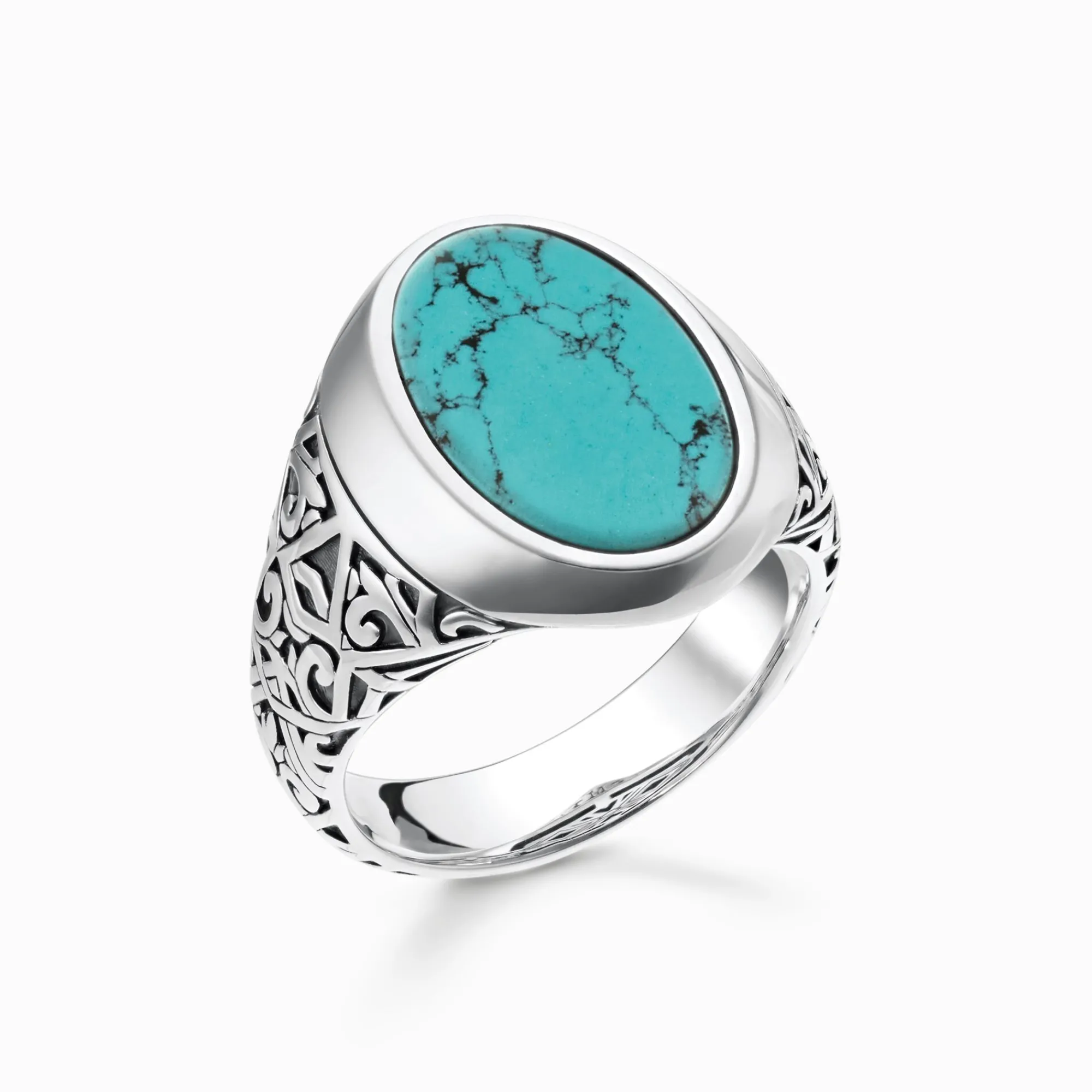 Women THOMAS SABO Rings|Rings-Ring turquoise