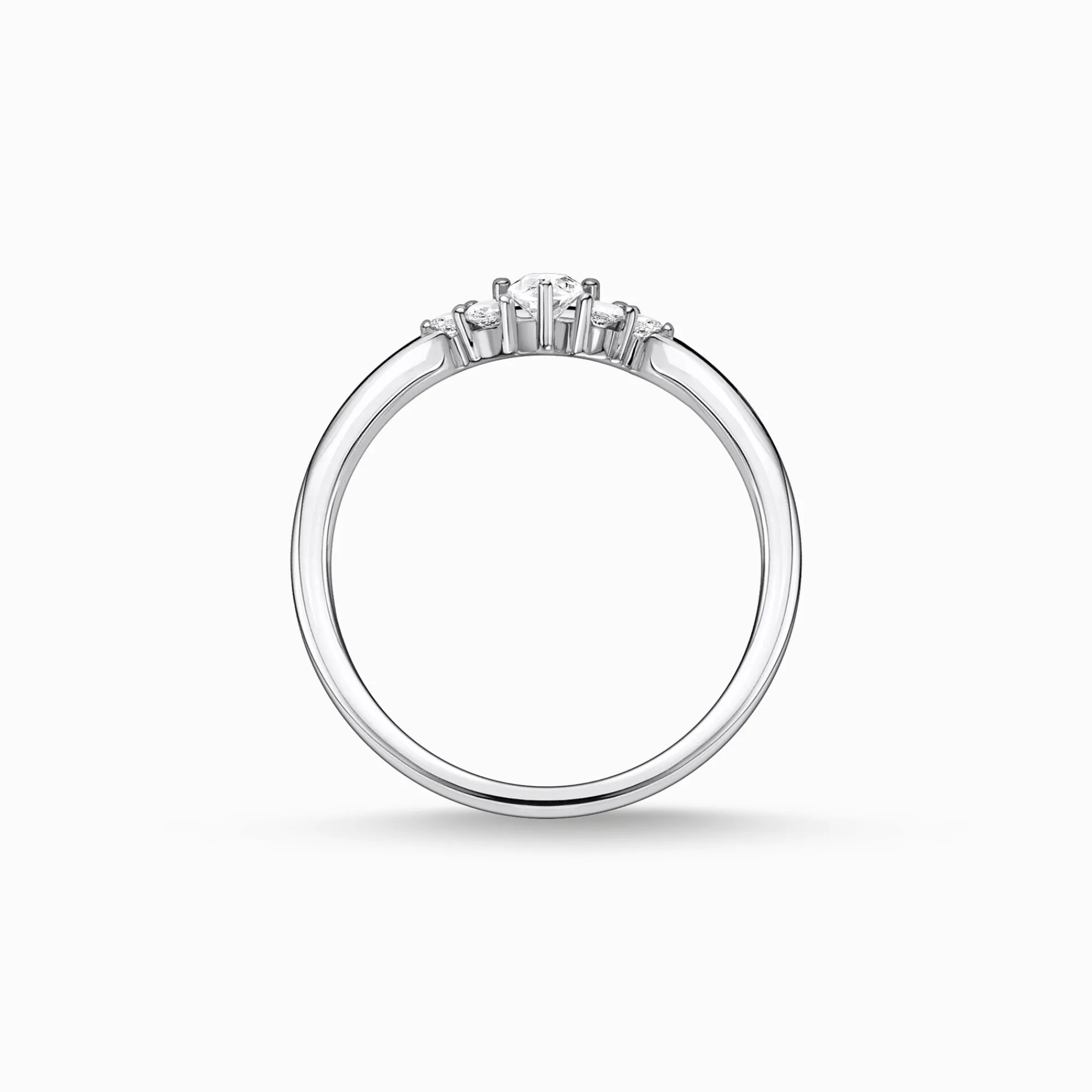 Women THOMAS SABO Rings-Ring vintage white stones silver