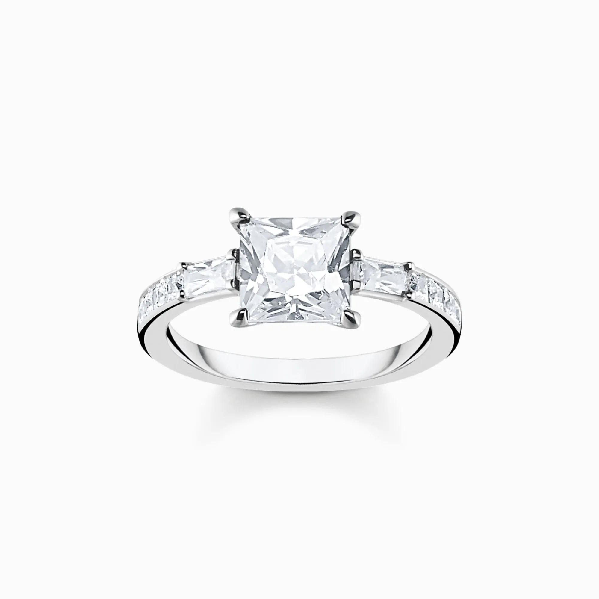 Women THOMAS SABO Rings|925 Silver-Ring white stones silver