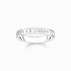 Women THOMAS SABO Rings-Ring with white stones silver