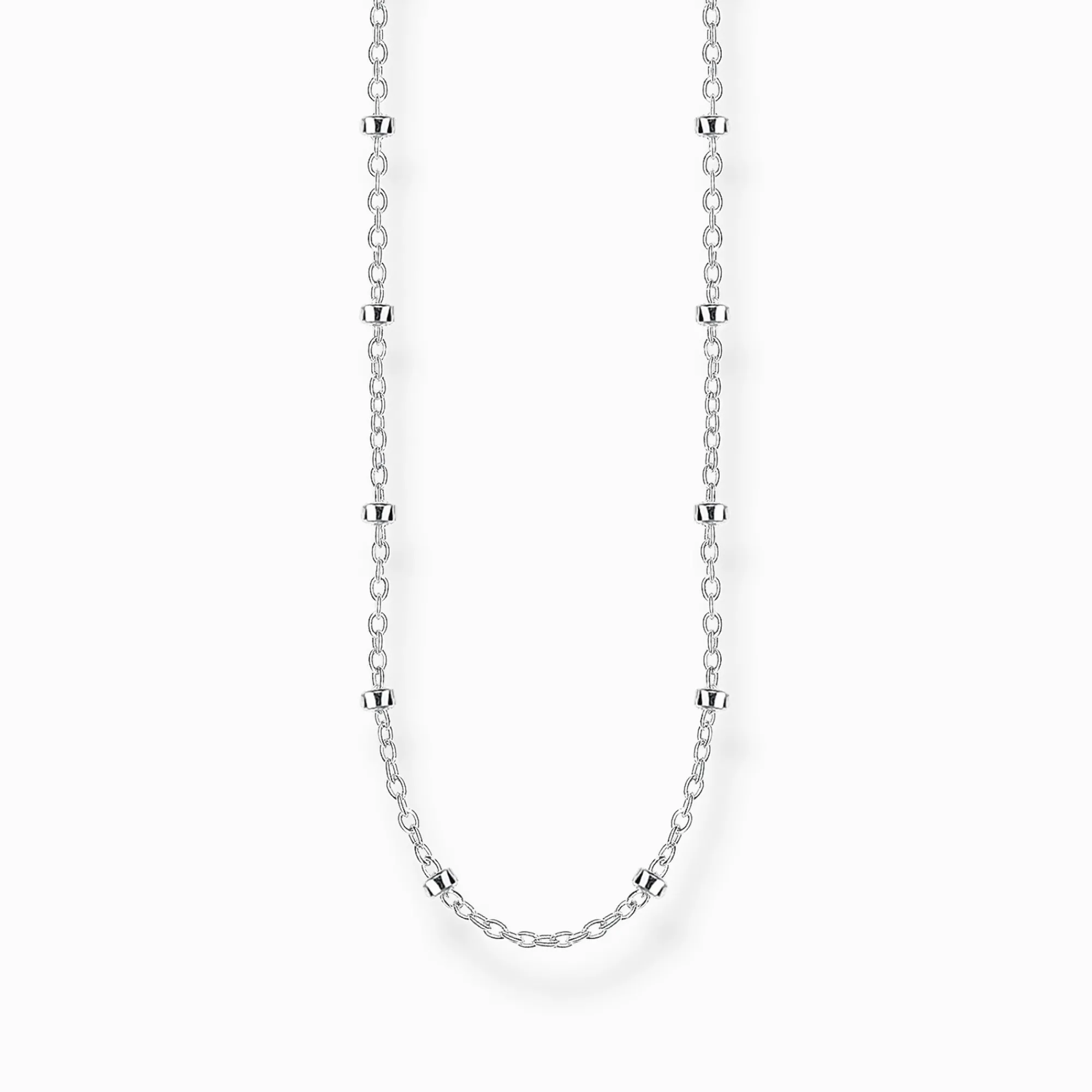 Women THOMAS SABO Necklaces|Necklaces & Chains-Round belcher chain silver Thickness 1.60 mm (0.06 Inch)
