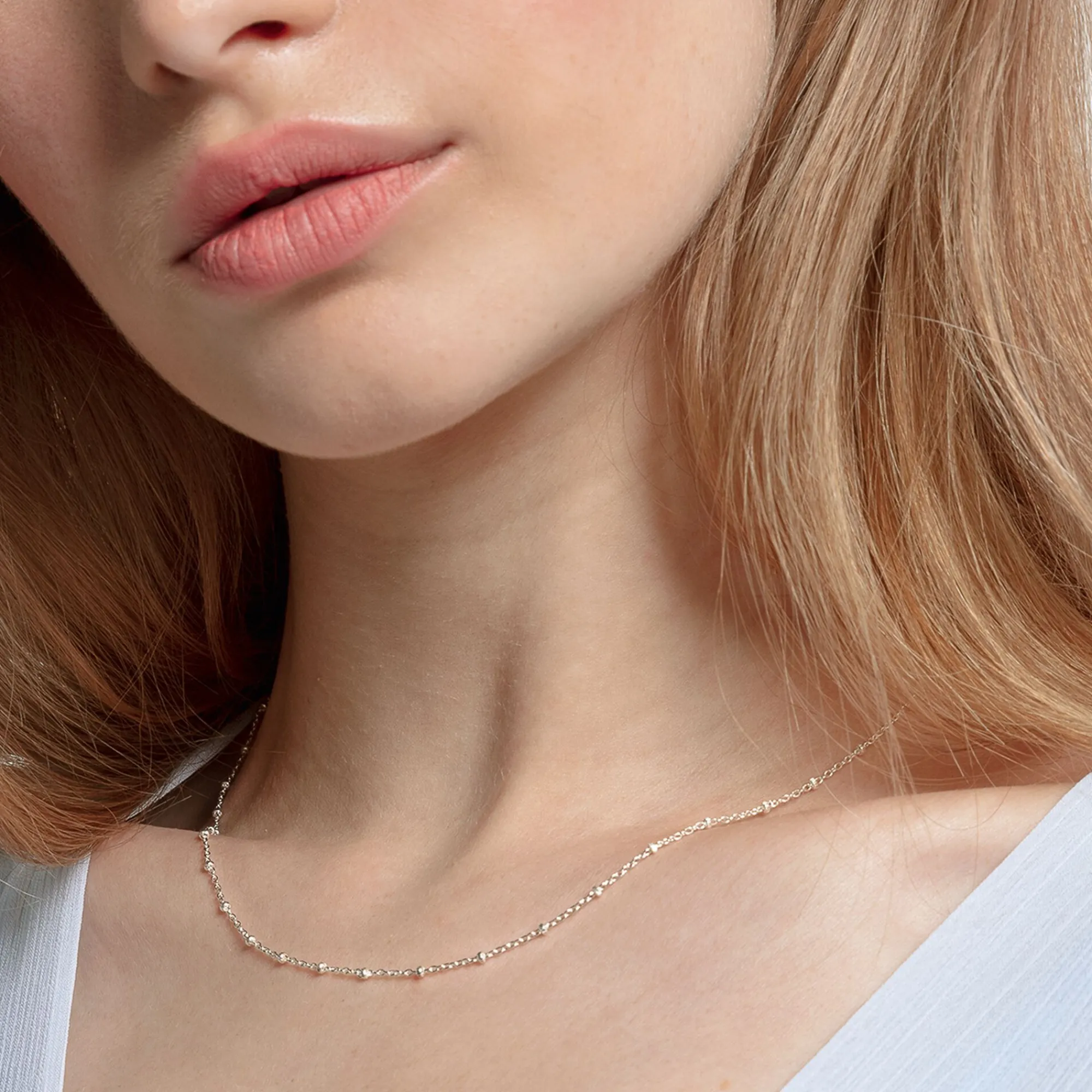 Women THOMAS SABO Necklaces|Necklaces & Chains-Round belcher chain silver Thickness 1.60 mm (0.06 Inch)