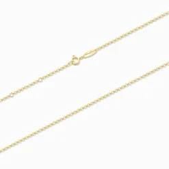 Women THOMAS SABO Necklaces|18-Carat Gold-Plating - 925 Silver-Round belcher chain Thickness 2.00 mm (0.08 Inch)