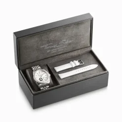Women THOMAS SABO Watches|Ladies' Watches-Silver automatic watch with 36 mm and mother of pearl inlay