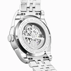 THOMAS SABO Watches|Watches-Silver automatic watch with 41 mm and black dial