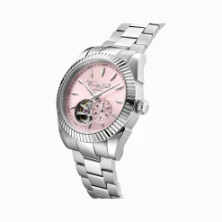 Women THOMAS SABO Watches|Ladies' Watches-Silver automatic watch with 36 mm and rebel pink dial