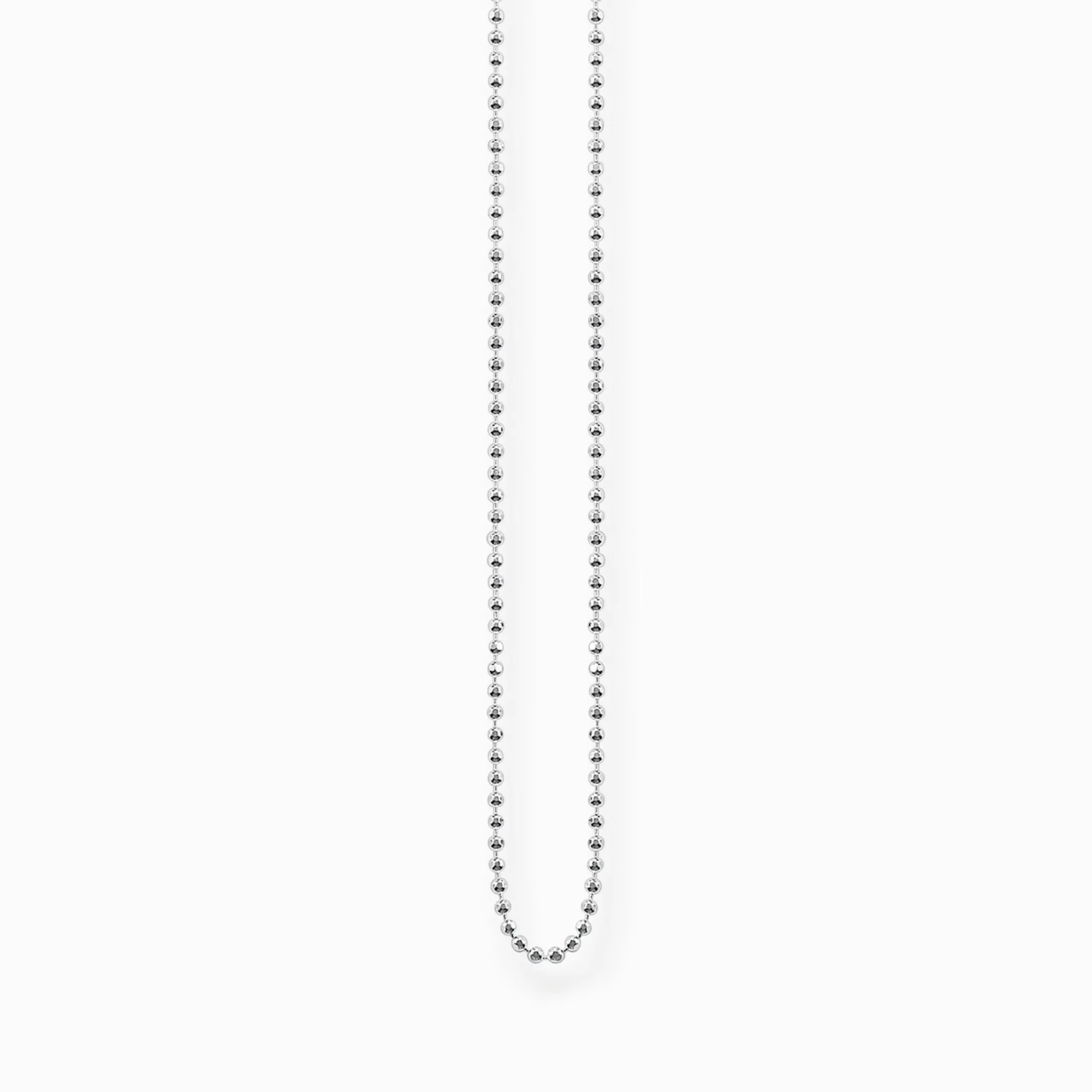 Women THOMAS SABO Necklaces|Necklaces & Chains-Silver ball necklace Thickness 1,20 mm (0,05 Inch)