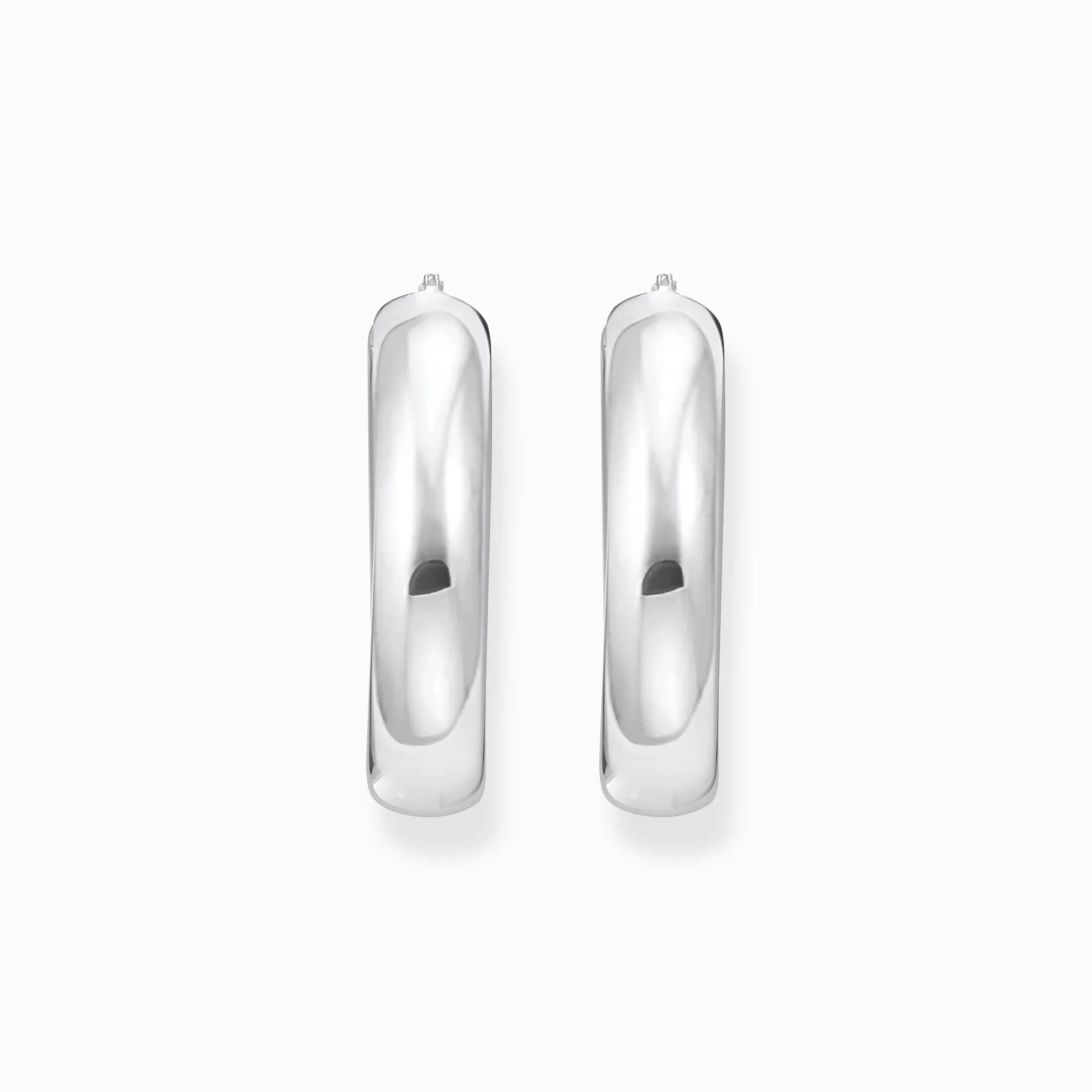 Women THOMAS SABO Hoop Earrings-Silver big chunky hoop earrings
