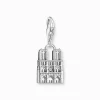 Women THOMAS SABO Charms|Charms-Silver blackened charm pendant in Notre-Dame design