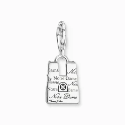Women THOMAS SABO Charms|Charms-Silver blackened charm pendant in Notre-Dame design