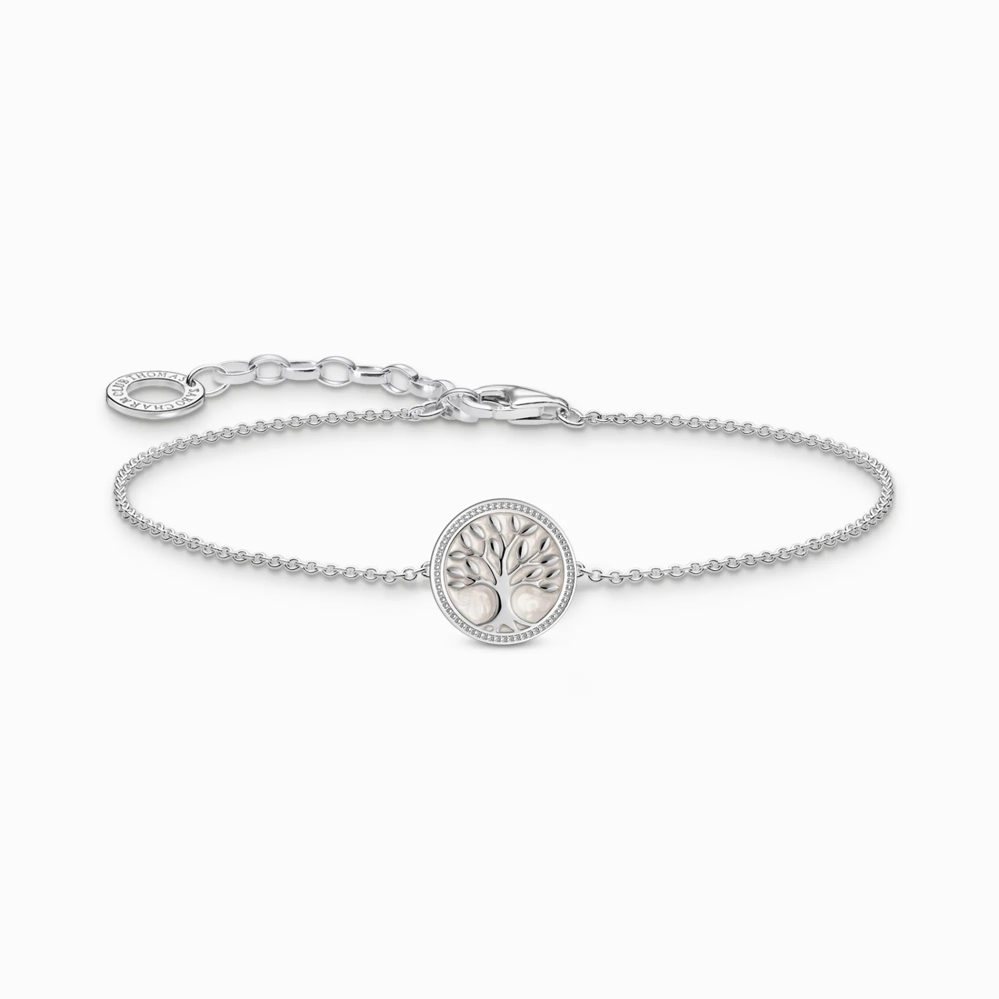 Women THOMAS SABO Bracelets-Silver bracelet with tree of love pendant and cold enamel