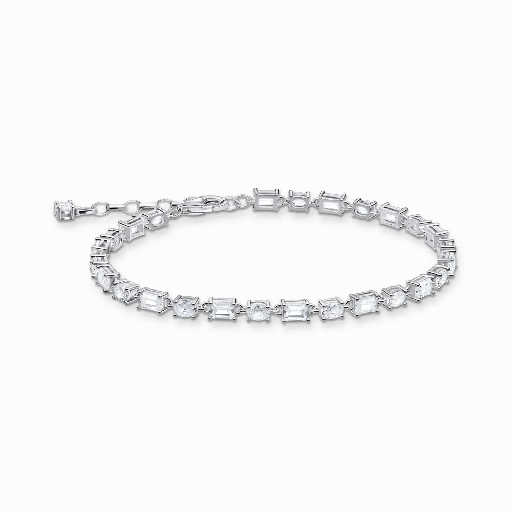 Women THOMAS SABO Bracelets|925 Silver-Silver bracelet with white zirconia