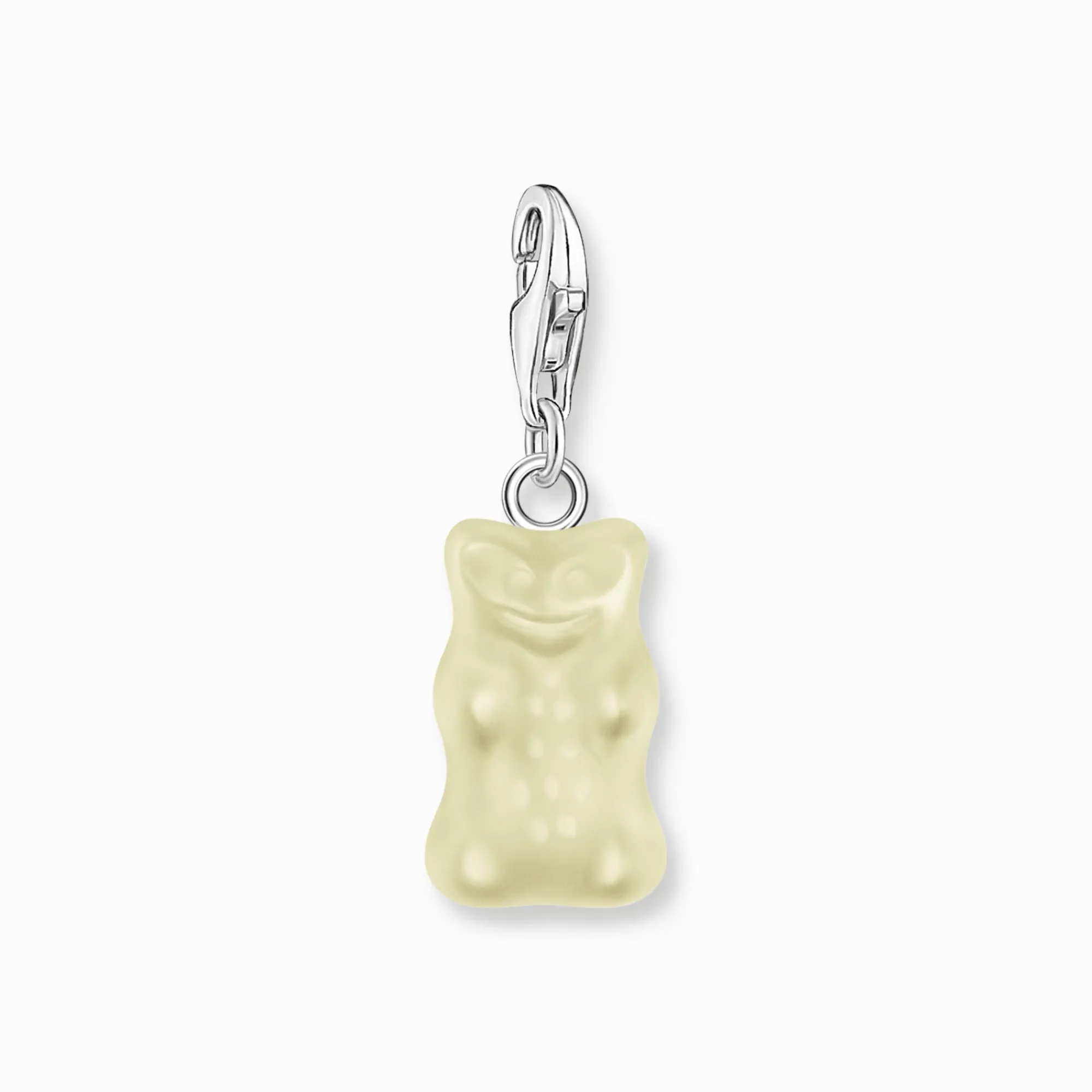 Women THOMAS SABO Charms|Charms-Silver charm pendant goldbears in white