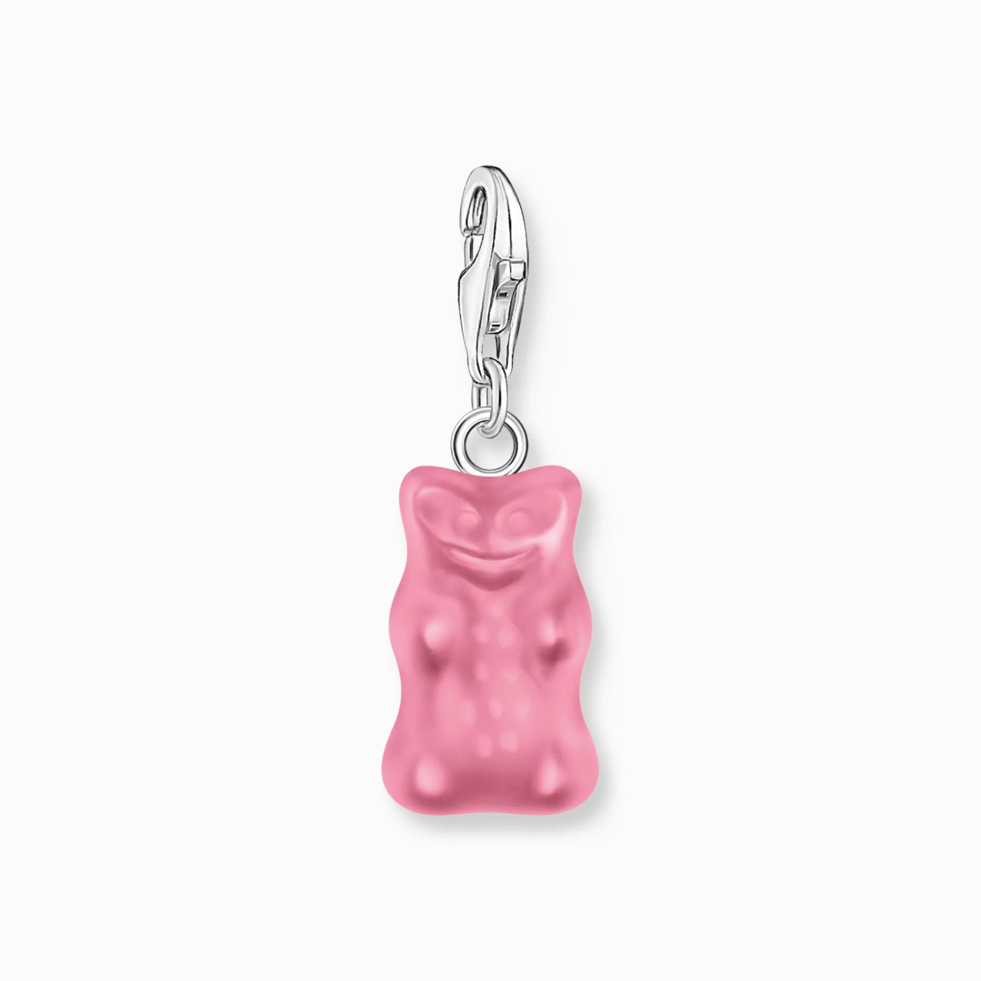 Women THOMAS SABO Charms|Charms-Silver charm pendant Goldbears in pink