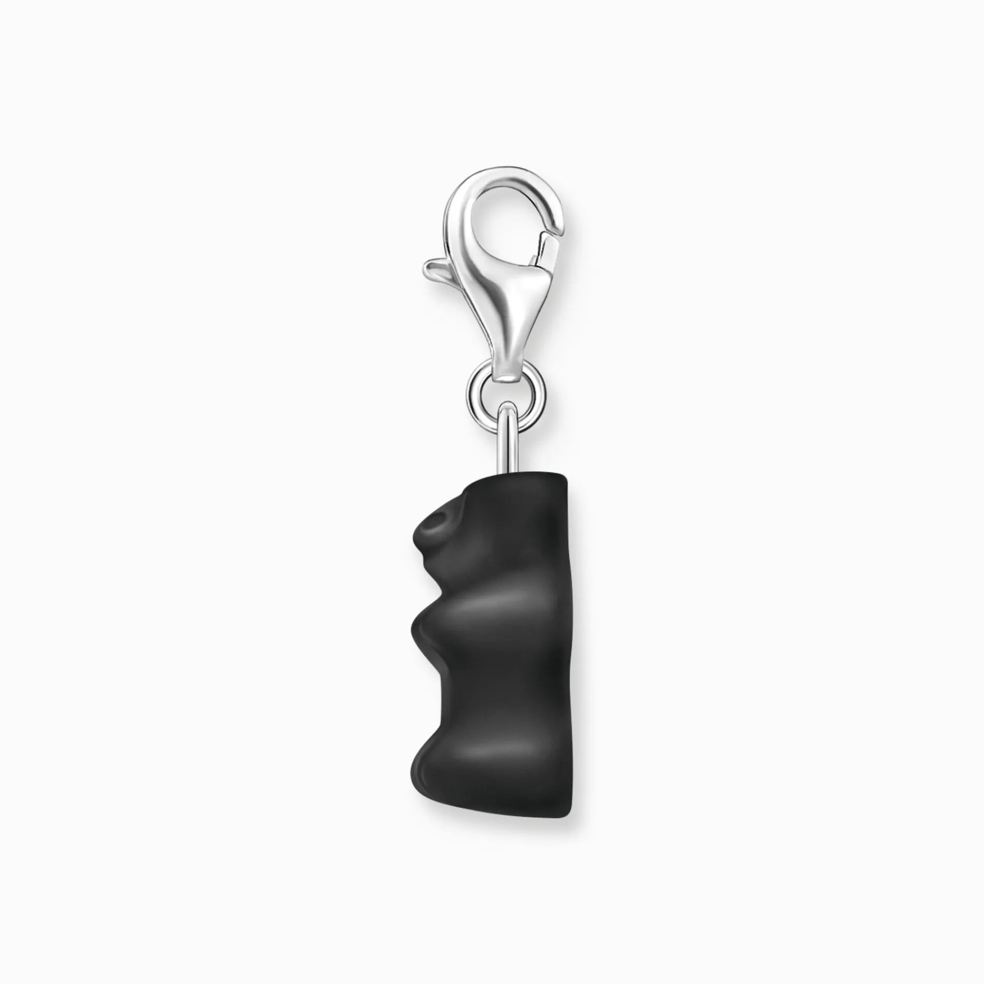 Women THOMAS SABO Charms|Charms-Silver charm pendant Goldbears in black