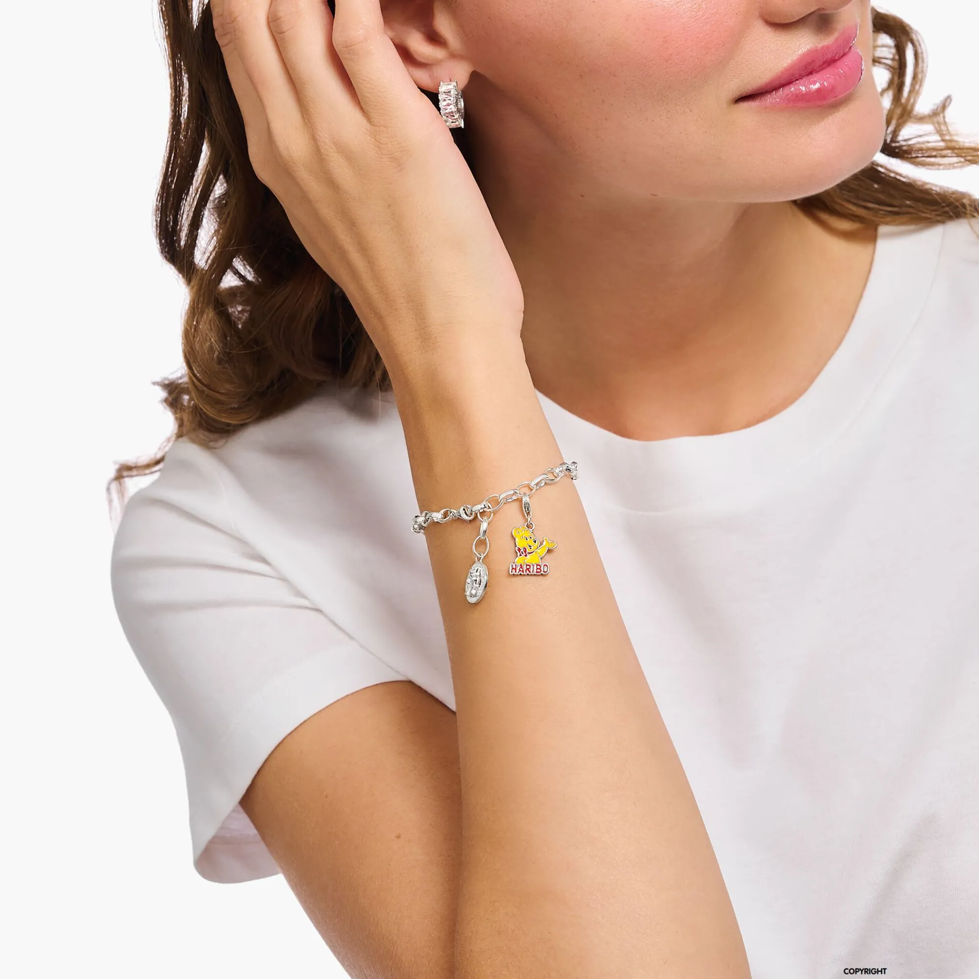 Women THOMAS SABO Charms|Charms-Silver charm pendant HARIBO