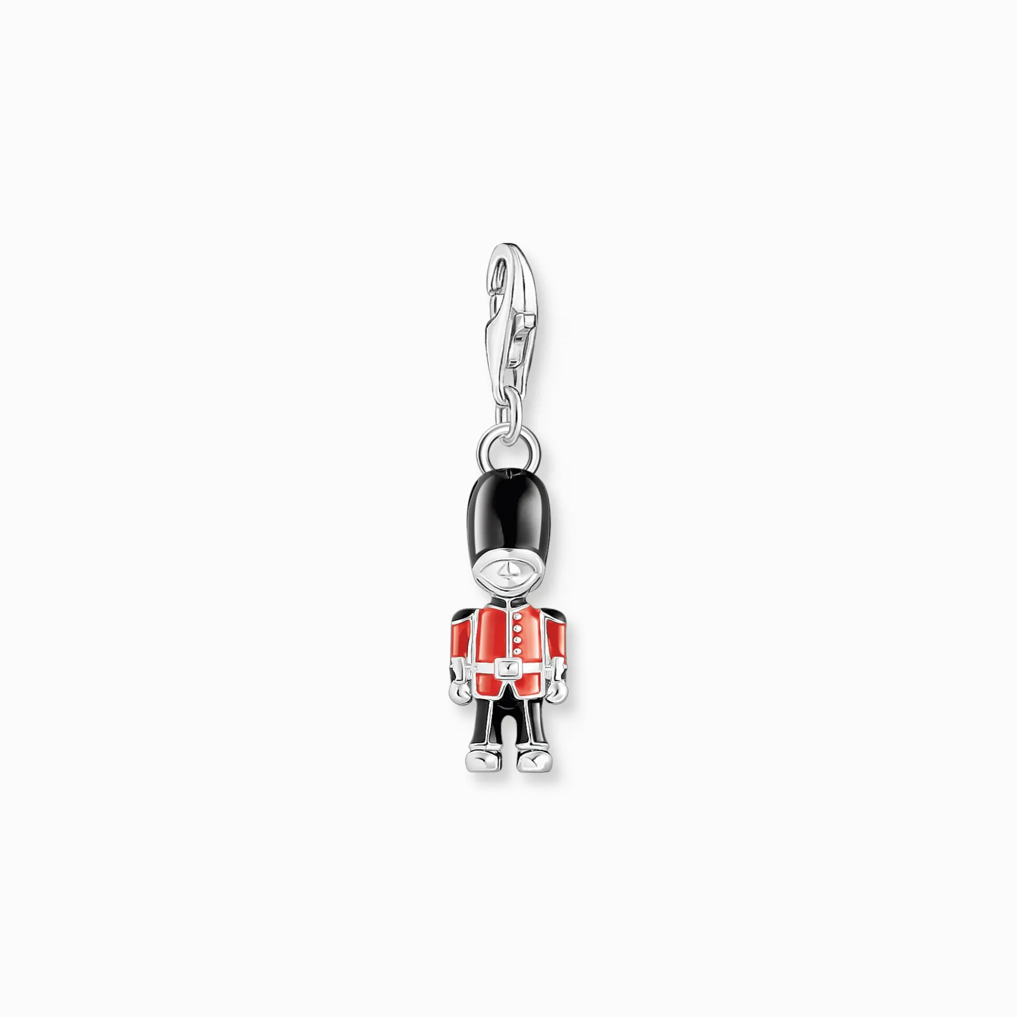 Women THOMAS SABO Charms|Charms-Silver charm pendant LONDON royal guard with cold enamel