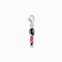 Women THOMAS SABO Charms|Charms-Silver charm pendant LONDON royal guard with cold enamel