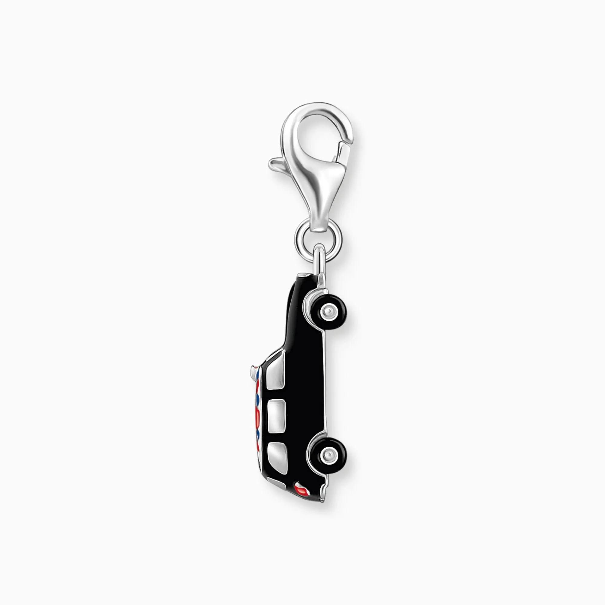 Women THOMAS SABO Charms|Charms-Silver charm pendant LONDON taxi with Union Jack