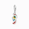 Women THOMAS SABO Charms|Charms-Silver charm pendant sports shoe with colourful cold enamel