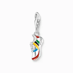 Women THOMAS SABO Charms|Charms-Silver charm pendant sports shoe with colourful cold enamel