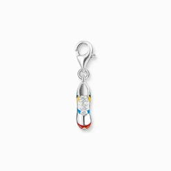 Women THOMAS SABO Charms|Charms-Silver charm pendant sports shoe with colourful cold enamel