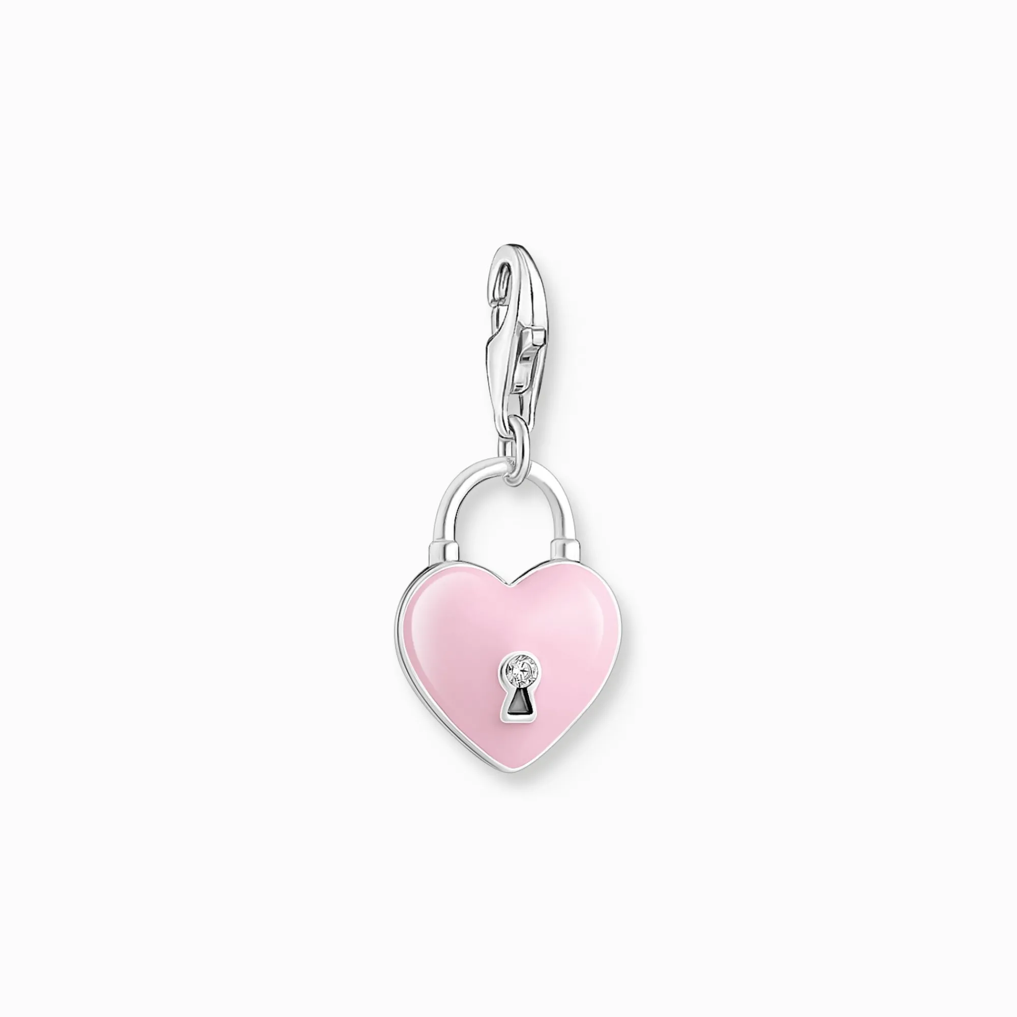Women THOMAS SABO Charms|Charms-Silver charm pendant with three-dimensional heart