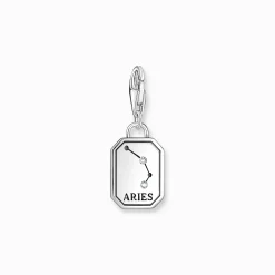 Women THOMAS SABO Charms|Charms-Silver charm pendant zodiac sign Aries with zirconia