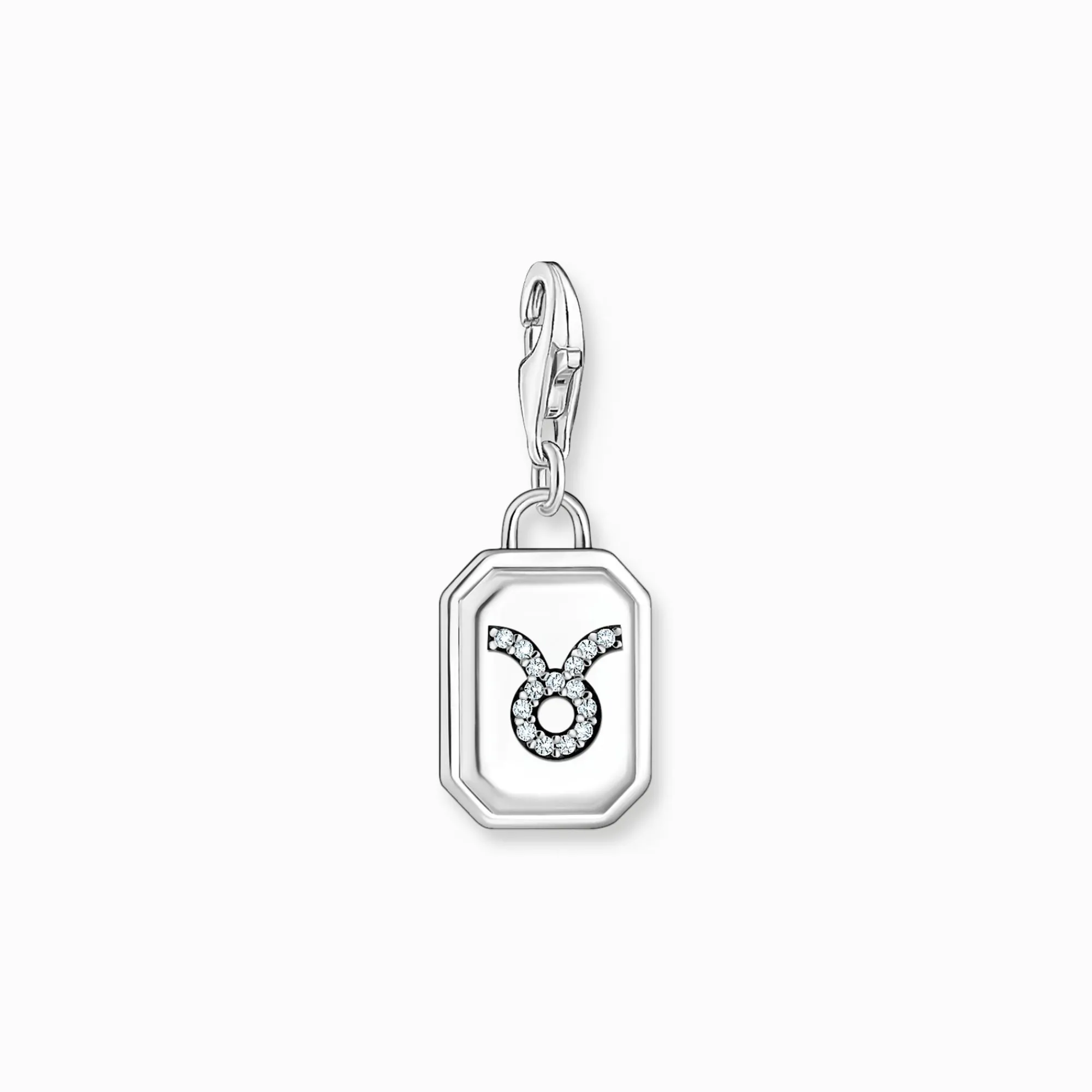 Women THOMAS SABO Charms|Charms-Silver charm pendant zodiac sign Taurus with zirconia