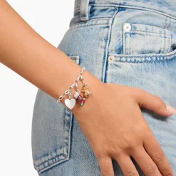 Women THOMAS SABO Charms|Charms-Silver Christmas sock charm pendant