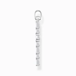 Women THOMAS SABO Pendants|925 Silver-Silver cross pendant with white zirconia
