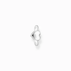 Women THOMAS SABO Ear Cuffs|925 Silver-Silver ear cuff heart-shaped