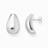 Women THOMAS SABO Earrings|925 Silver-Silver earrings in drop shape