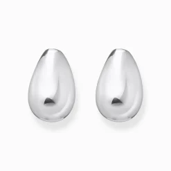 Women THOMAS SABO Earrings|925 Silver-Silver earrings in drop shape