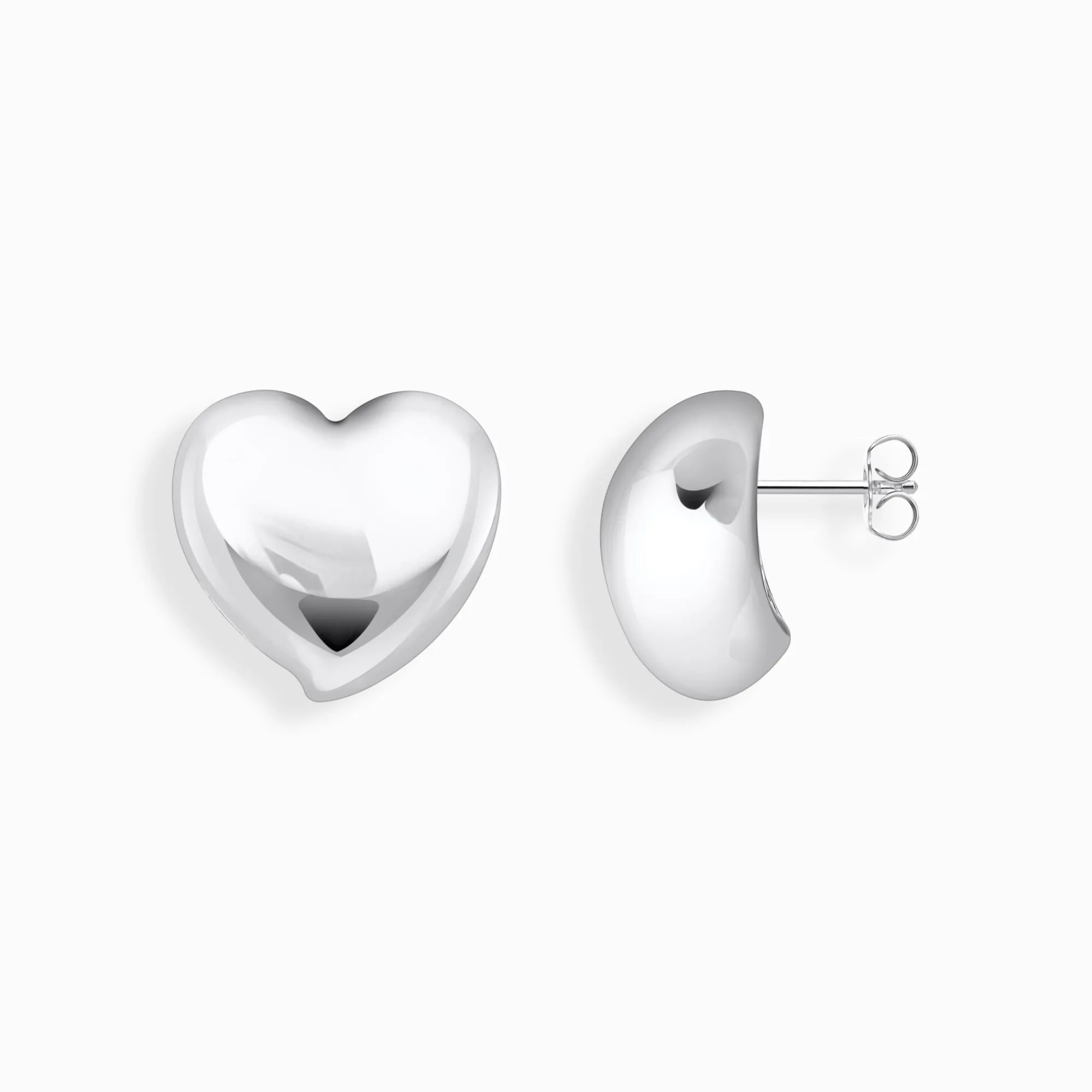 Women THOMAS SABO Earrings|925 Silver-Silver earrings in heart-shape
