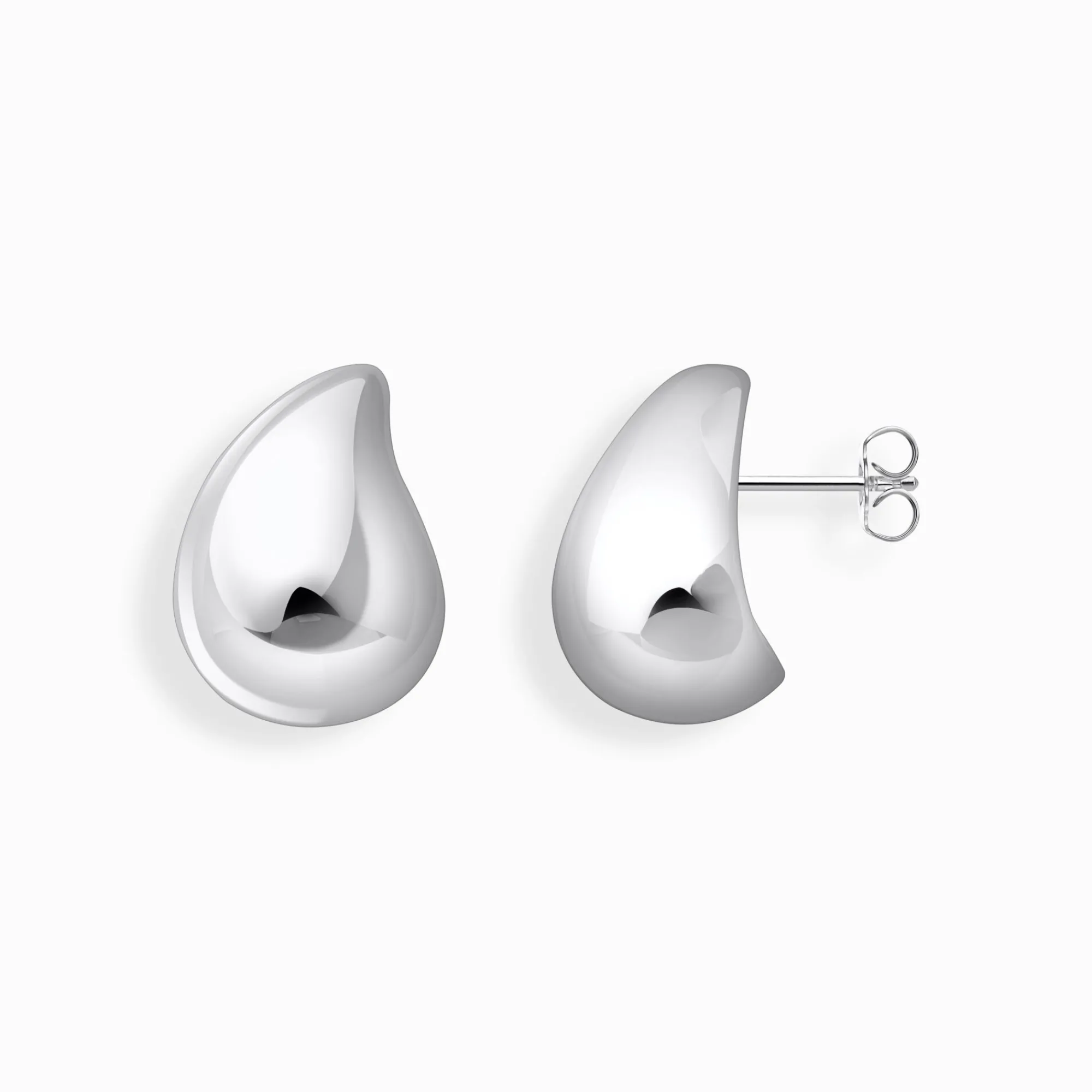 Women THOMAS SABO Earrings|925 Silver-Silver earrings in organic drop-shape