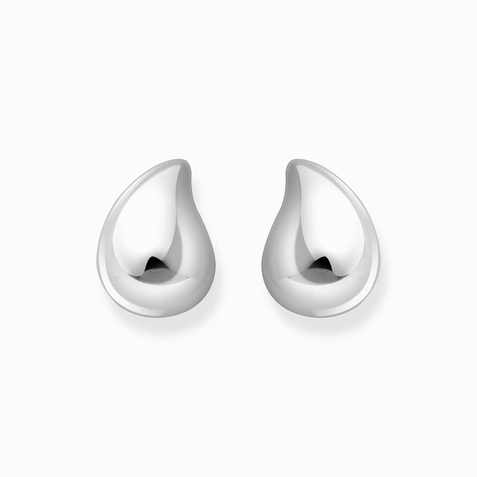 Women THOMAS SABO Earrings|925 Silver-Silver earrings in organic drop-shape