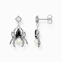 Women THOMAS SABO Earrings|925 Silver-Silver earrings Spider Romance