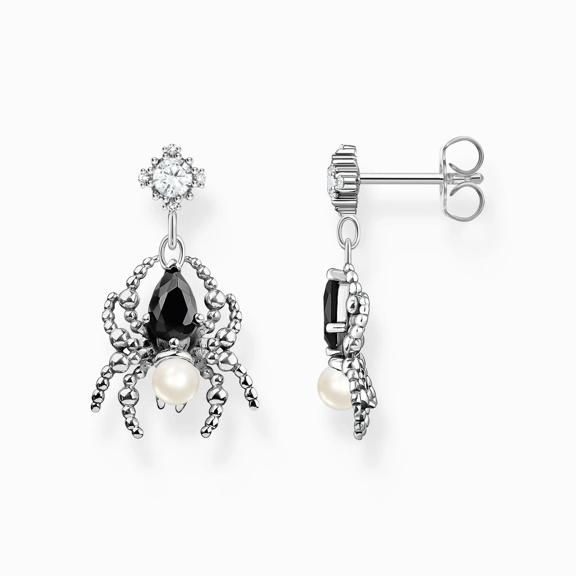 Women THOMAS SABO Earrings|925 Silver-Silver earrings Spider Romance